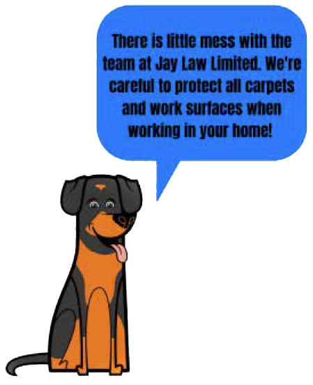 cartoon dog Boiler services Blackpool