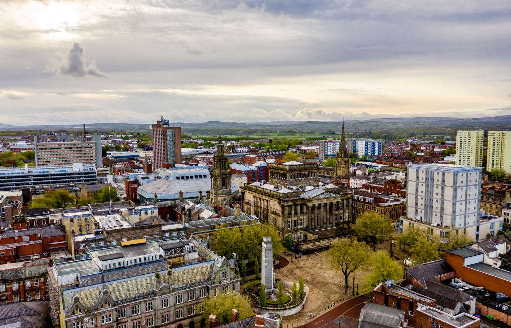 preston city centre view new boiler